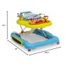 imageDelta Children 4in1 Discover ampamp Play Musical Walker  Features 360 Degree Swivel Seat Rocker and Walker Mode SteptoPlay Music MachineWashable Seat BlueGreenBlueGreen