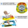 imageDelta Children 4in1 Discover ampamp Play Musical Walker  Features 360 Degree Swivel Seat Rocker and Walker Mode SteptoPlay Music MachineWashable Seat BlueGreenBlueGreen