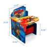 imageDelta Children Chair Desk with Storage Bin  Ideal for Arts ampamp Crafts Snack Time Homeschooling Homework Reading ampamp More Nick Jr PAW Patrol with Cup HoldersArm Rest Engineered WoodPaw Patrol