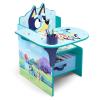 imageDelta Children Chair Desk with Storage Bin  Ideal for Arts ampamp Crafts Snack Time Homeschooling Homework Reading ampamp More Nick Jr PAW Patrol with Cup HoldersArm Rest Engineered WoodBluey