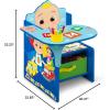 imageDelta Children Chair Desk with Storage Bin Trolls World TourCocomelon