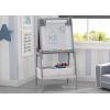 imageDelta Children Chelsea DoubleSided Storage Easel with Paper Roll and Magnets Ideal for Arts ampamp Crafts Drawing Homeschooling and More  Greenguard Gold Certified Light GreyWhite