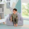 imageDelta Children Cozee FlipOut Sherpa 2in1 Convertible Chair to Lounger for Kids PinkGrey
