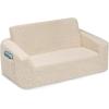 imageDelta Children Cozee FlipOut Sherpa 2in1 Convertible Sofa to Lounger for Kids CreamCream
