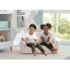 imageDelta Children Cozee FlipOut Sherpa 2in1 Convertible Sofa to Lounger for Kids CreamCream