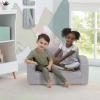 imageDelta Children Cozee FlipOut Sherpa 2in1 Convertible Sofa to Lounger for Kids GreyGrey