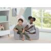 imageDelta Children Cozee FlipOut Sherpa 2in1 Convertible Sofa to Lounger for Kids GreyGrey