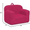imageDelta Children Cozee Sherpa Chair CreamHot Pink