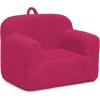 imageDelta Children Cozee Sherpa Chair CreamHot Pink
