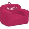 imageDelta Children Cozee Sherpa Chair CreamHot Pink