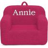 imageDelta Children Cozee Sherpa Chair CreamHot Pink