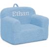 imageDelta Children Cozee Sherpa Chair CreamPowder Blue