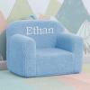 imageDelta Children Cozee Sherpa Chair CreamPowder Blue