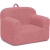 imageDelta Children Cozee Sherpa Chair CreamRose