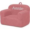 imageDelta Children Cozee Sherpa Chair CreamRose