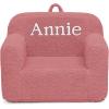 imageDelta Children Cozee Sherpa Chair CreamRose