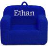imageDelta Children Cozee Sherpa Chair CreamRoyal Blue