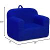 imageDelta Children Cozee Sherpa Chair CreamRoyal Blue