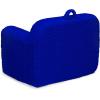 imageDelta Children Cozee Sherpa Chair CreamRoyal Blue