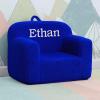 imageDelta Children Cozee Sherpa Chair CreamRoyal Blue