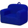 imageDelta Children Cozee Sherpa Chair CreamRoyal Blue