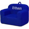 imageDelta Children Cozee Sherpa Chair CreamRoyal Blue