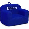 imageDelta Children Cozee Sherpa Chair CreamRoyal Blue