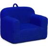 imageDelta Children Cozee Sherpa Chair CreamRoyal Blue