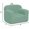 imageDelta Children Cozee Sherpa Chair CreamSage