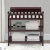 imageDelta Children Eclipse Changing Table with Changing Pad WhiteEspresso Cherry