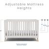 imageDelta Children Essex 4in1 Convertible Baby Crib Bianca White with Natural LegsBianca White