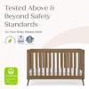 imageDelta Children Essex 4in1 Convertible Baby Crib Bianca White with Natural LegsChestnut