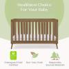 imageDelta Children Essex 4in1 Convertible Baby Crib Bianca White with Natural LegsChestnut