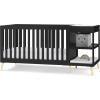 imageDelta Children Essex 4in1 Convertible Baby Crib Bianca White with Natural LegsEbony