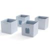 imageDelta Children Gap babyGap 4Pack Brannan Bear Fabric Storage Bins with Handles PinkBlue
