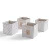 imageDelta Children Gap babyGap 4Pack Brannan Bear Fabric Storage Bins with Handles PinkTan