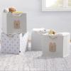 imageDelta Children Gap babyGap 4Pack Brannan Bear Fabric Storage Bins with Handles PinkTan