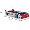 imageDelta Children Grand Prix Race Car ToddlertoTwin Bed RedPaw Patrol