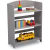 imageDelta Children MySize Bookshelf  Greenguard Gold Certified GreyGrey