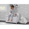 imageDelta Children MySize Deluxe Toy Box Deep BlueBianca White