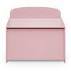 imageDelta Children MySize Deluxe Toy Box Deep BlueDusty Rose
