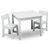 imageDelta Children MySize Kids Wood Table and Chair Set 2 Chairs Included Deep BlueBianca White