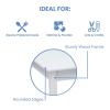 imageDelta Children MySize Kids Wood Table and Chair Set 2 Chairs Included Deep BlueBianca White