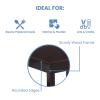 imageDelta Children MySize Kids Wood Table and Chair Set 2 Chairs Included Deep BlueDark Chocolate