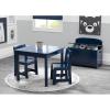imageDelta Children MySize Kids Wood Table and Chair Set 2 Chairs Included Deep BlueDeep Blue