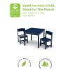 imageDelta Children MySize Kids Wood Table and Chair Set 2 Chairs Included Deep BlueDeep Blue