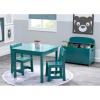 imageDelta Children MySize Kids Wood Table and Chair Set 2 Chairs Included Deep BlueTeal