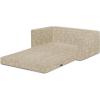 imageDelta Children Serta Perfect Sleeper Extra Wide Convertible Sofa to Lounger  Comfy 2in1 Flip Open CouchSleeper for Kids  30inches Wide PinkCream