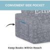 imageDelta Children Serta Perfect Sleeper Extra Wide Convertible Sofa to Lounger  Comfy 2in1 Flip Open CouchSleeper for Kids  30inches Wide PinkGrey