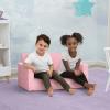 imageDelta Children Serta Perfect Sleeper Extra Wide Convertible Sofa to Lounger  Comfy 2in1 Flip Open CouchSleeper for Kids  30inches Wide PinkPink